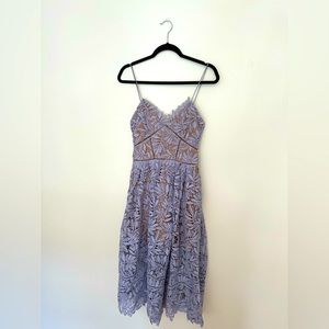 Self Portrait Pastel Blue Azaelea Dress